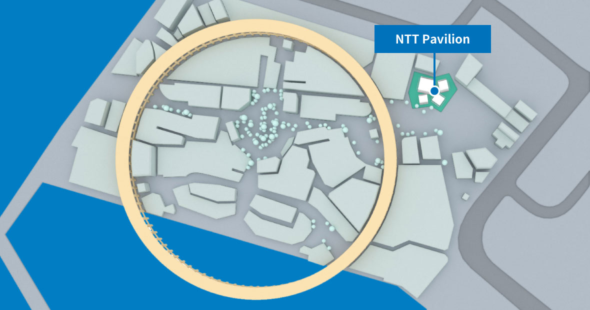 NTT Pavilion Access Map