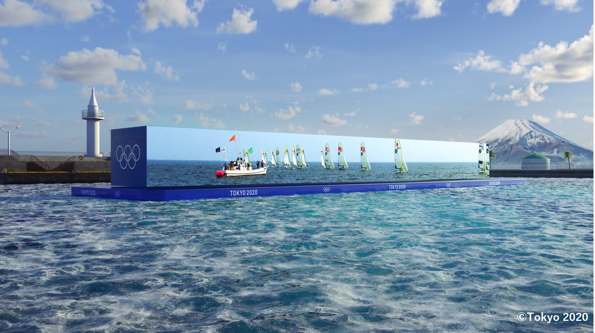 Fig. 1 Image of offshore wide vision
