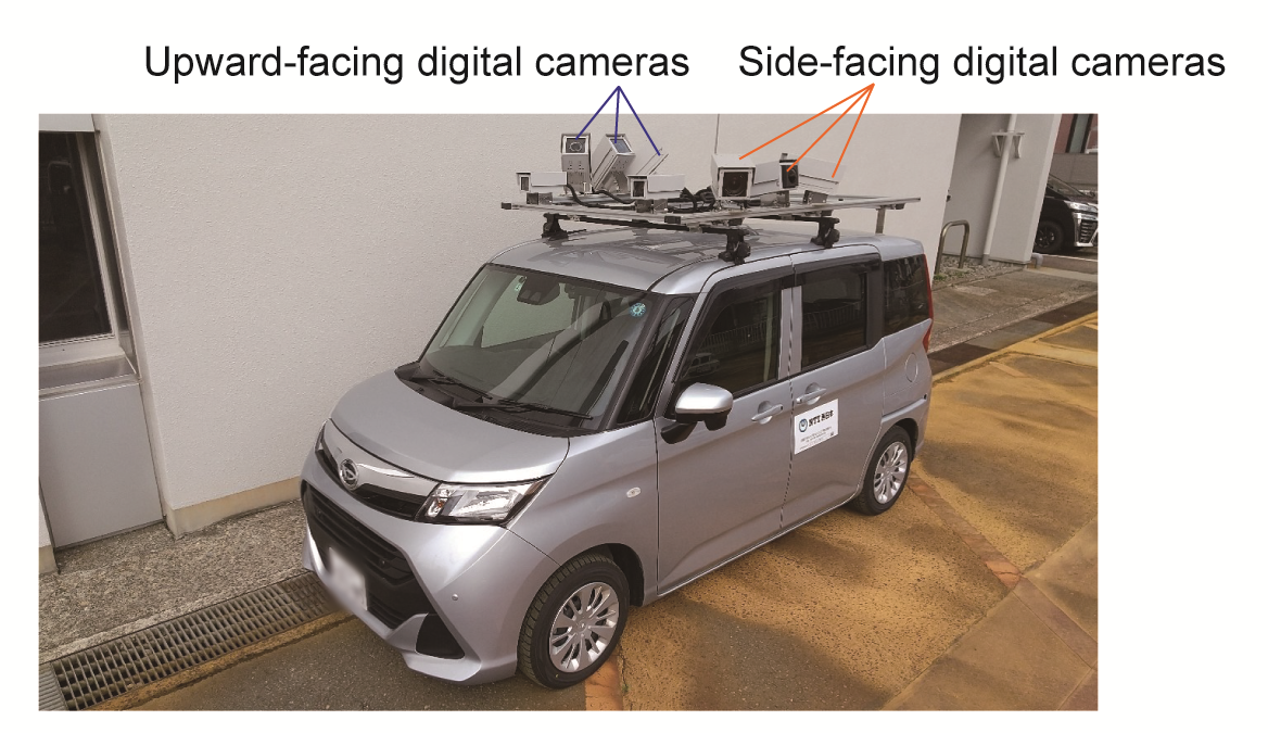 Figure 1. MMS used to photograph infrastructure facilities