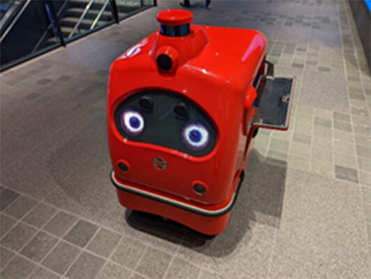 Fig. 1: Home Delivery Robot “DeliRo”