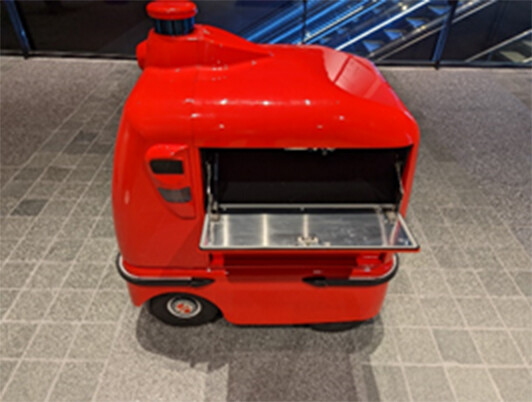 Fig. 1: Home Delivery Robot “DeliRo”