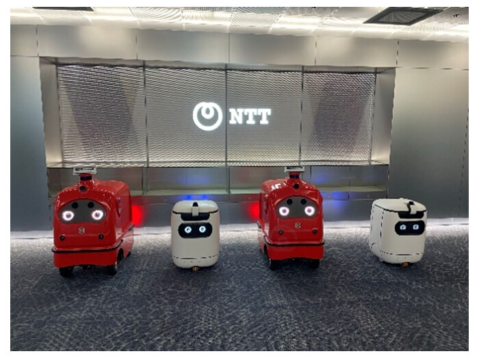 In-building robot delivery experiment