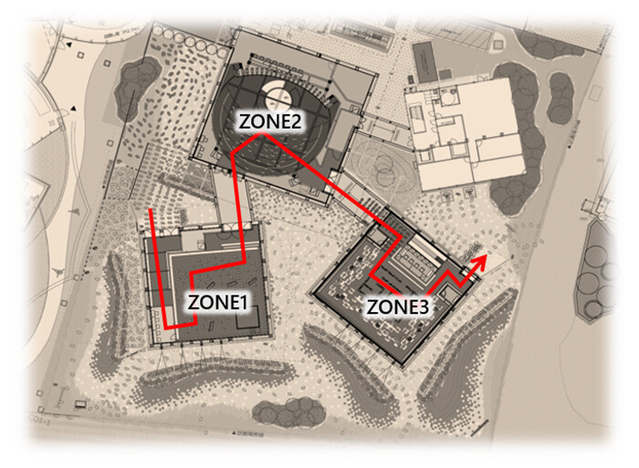 The NTT Pavilion Guide Map