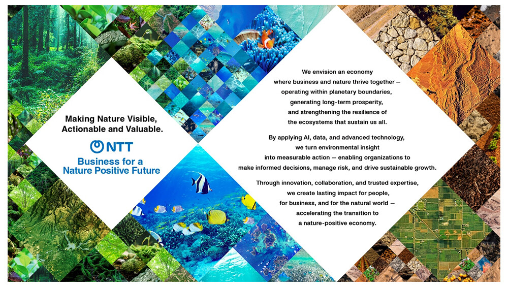 Image of The NTT Nature Positive Business Vision