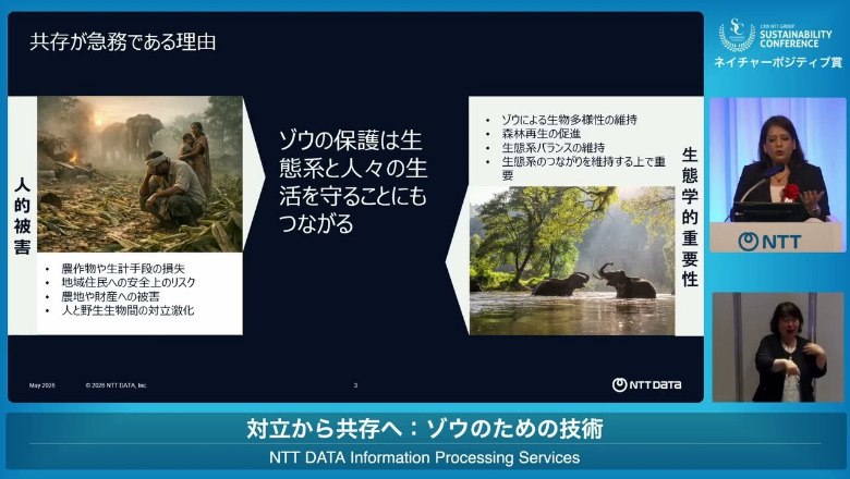 Video of "Nature Positive Award Conflict to Coexistence: Tech for Elephants"