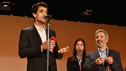 Appearance at the award ceremony2