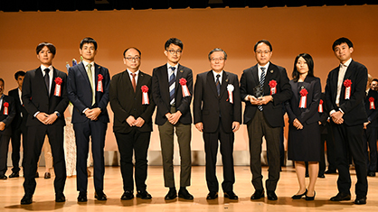 Appearance at the award ceremony2
