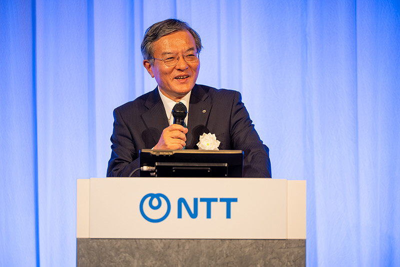 画像：NTTネイチャーポジティブ事業ビジョン発表に関する記者会見