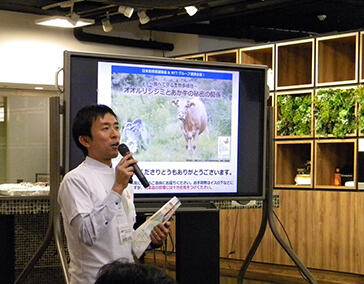 岩橋様のご挨拶の様子