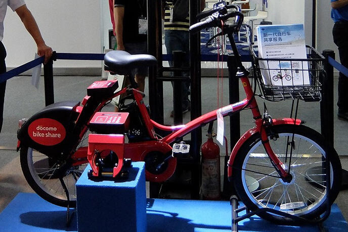ドコモ・バイクシェアの自転車