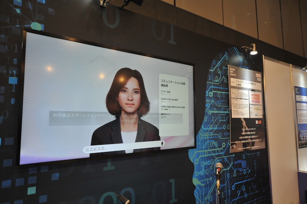 画像：(ウ) コミュニケーションAIが実現するAI接客