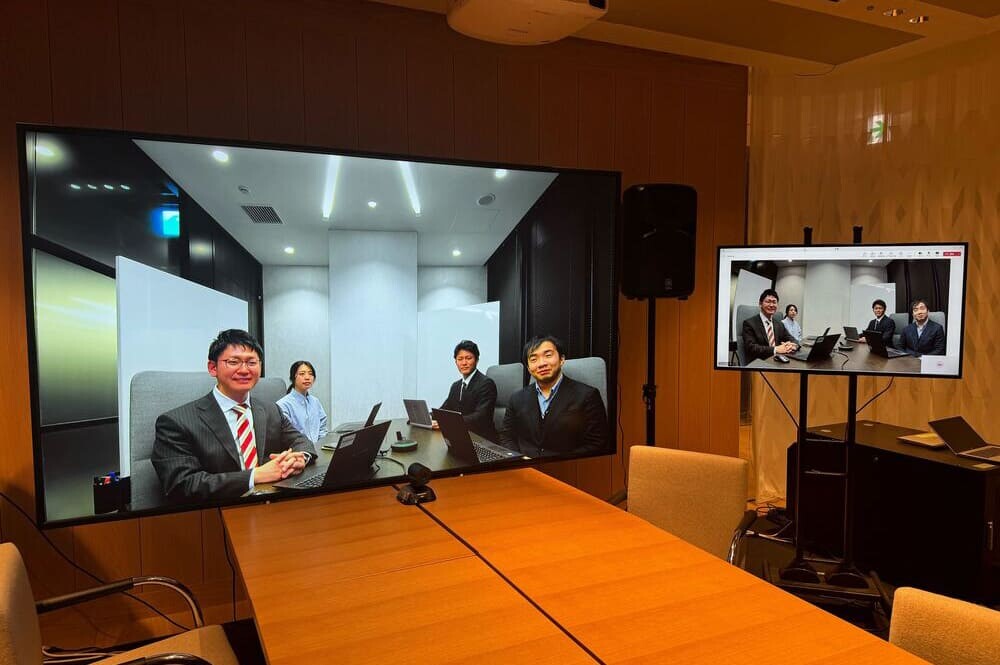 画像：3) 「IOWNウェブ会議」レポート