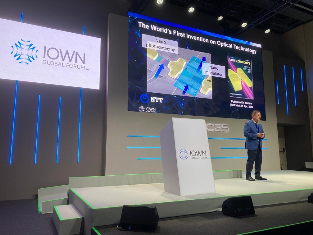 画像：IOWN Global Forumブース