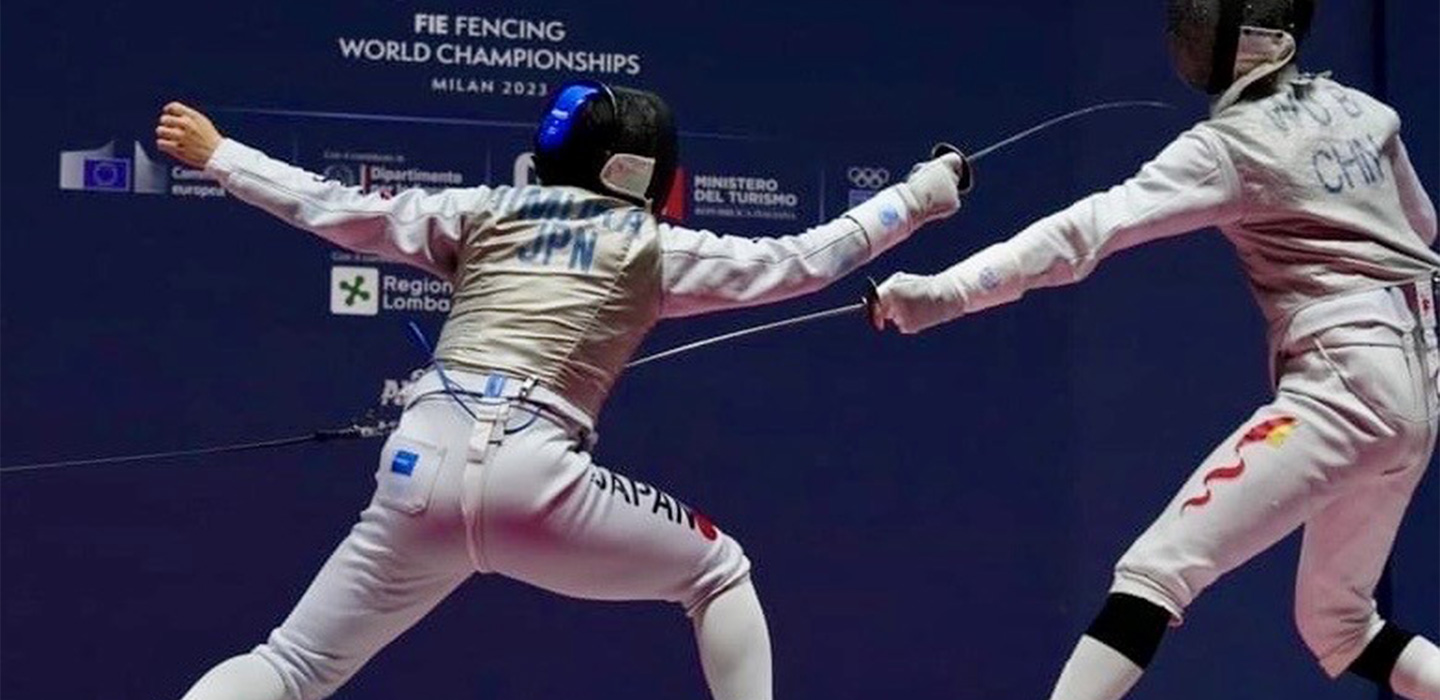 画像:飯村 一輝選手の競技風景の写真。