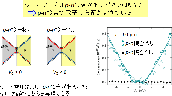 図3　p-n接合で発生するショットノイズ