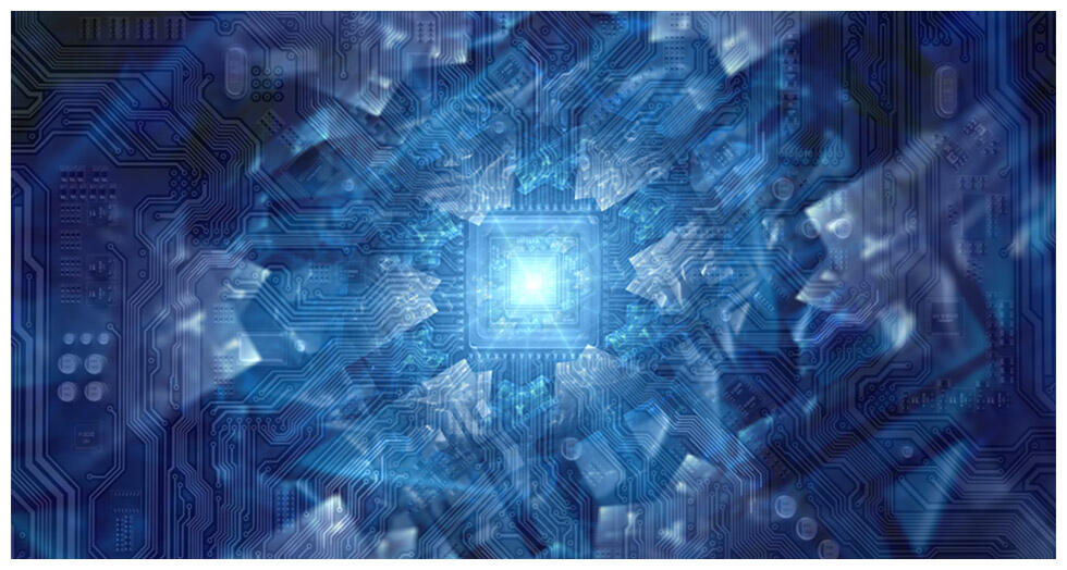 量子コンピューターイメー