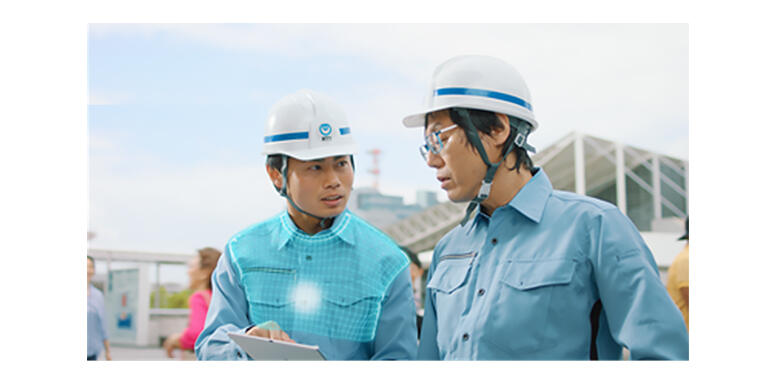 図3．工事作業者への適用イメージ