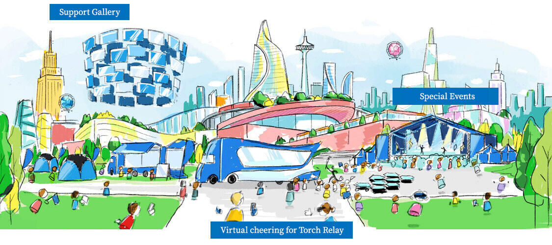 Graphics for Virtual cheering world