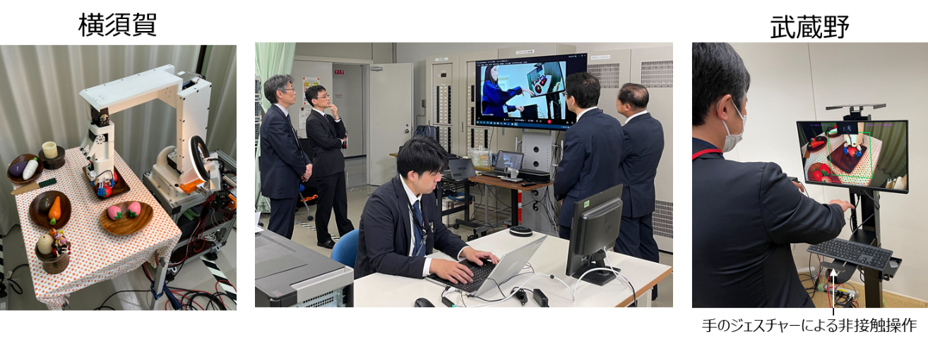 図3 実証実験の模様
