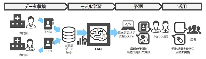 図6. 医療分野での応用例。