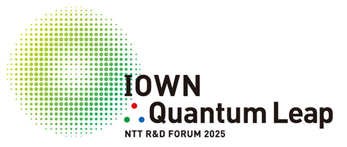 NTT R&D FORUM 2025 ―IOWN Quantum Leapロゴ